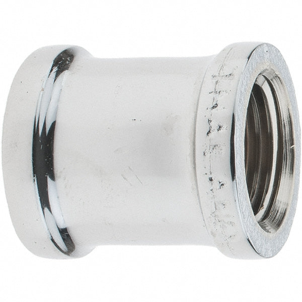 Merit Brass C111-08 Brass Pipe Coupling 1/2" Fitting, Threaded, FNPT x FNPT, Class 125