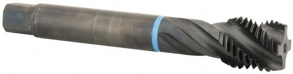 Emuge C0503200.0130 Spiral Flute Tap M30x3.50 Metric Coarse, 4 Flutes, Modified Bottoming, 6H Class of Fit, Cobalt, Oxide Coated