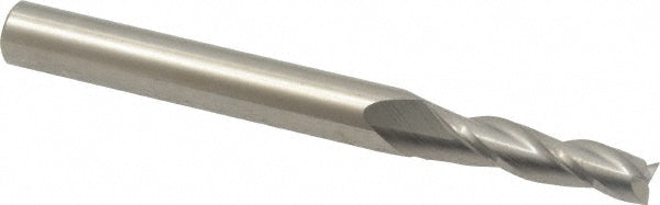 Accupro 02256899 Tapered End Mill 1 deg Angle per Side, 3/16" Small Dia, 3/4" LOC, 3 Flute, Solid Carbide, Square End