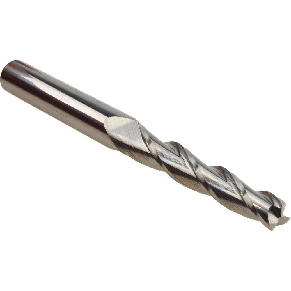 Accupro 02256964 Tapered End Mill 1 deg Angle per Side, 3/8" Small Dia, 2-1/4" LOC, 3 Flute, Solid Carbide, Square End