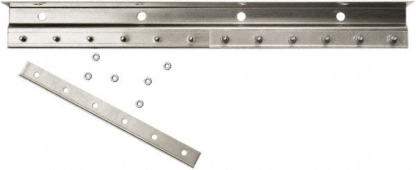 Steiner 47408 8' Long Galvanized Steel Dock Strip Door Mounting Hardware