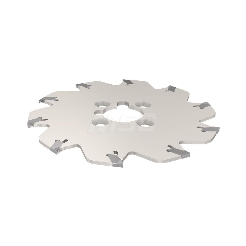 Iscar 2300965 Indexable Slotting Cutter 0.0490" Cutting Width, 3.9400" Cutter Dia, Arbor Connection, 1.1800" Depth of Cut, 1.0000" Hole Dia, 1.0000" Shank Dia
