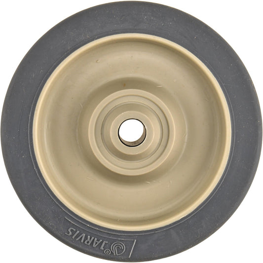 Value Collection V5314GF0 Caster Wheel Soft Rubber, 5" Dia, 1-1/4" Wide, 3/8" Axle