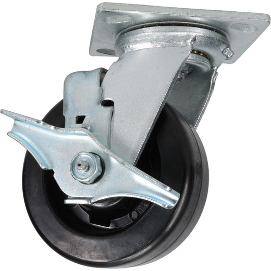 Value Collection GMC-SH-0012 Swivel Top Plate Caster Phenolic, 5" Wheel Dia, 2" Wheel Width, 1,000 lb Capacity, 6-1/2" OAH