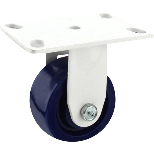 Value Collection GMC-SH-0039 Rigid Top Plate Caster Polyurethane, 4" Wheel Dia, 2" Wheel Width, 600 lb Capacity, 5-5/8" OAH