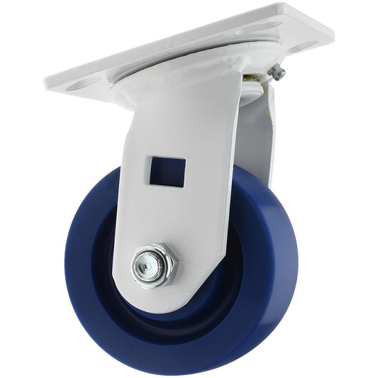 Value Collection GMC-SH-0033 Swivel Top Plate Caster Polyurethane, 4" Wheel Dia, 2" Wheel Width, 600 lb Capacity, 5-5/8" OAH