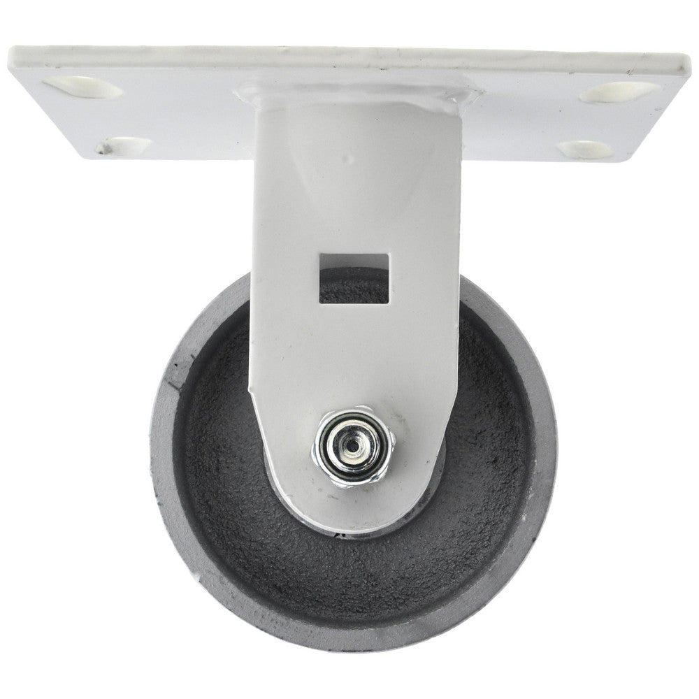 Value Collection GMC-SH-0017 Rigid Top Plate Caster Semi-Steel, 4" Wheel Dia, 2" Wheel Width, 1,000 lb Capacity, 5-5/8" OAH