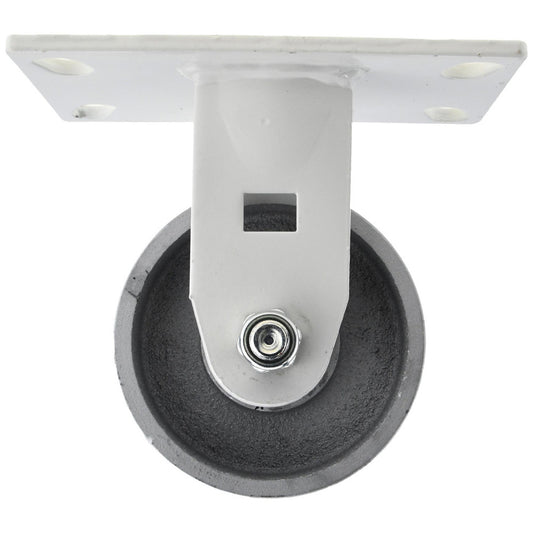 Value Collection GMC-SH-0017 Rigid Top Plate Caster Semi-Steel, 4" Wheel Dia, 2" Wheel Width, 1,000 lb Capacity, 5-5/8" OAH