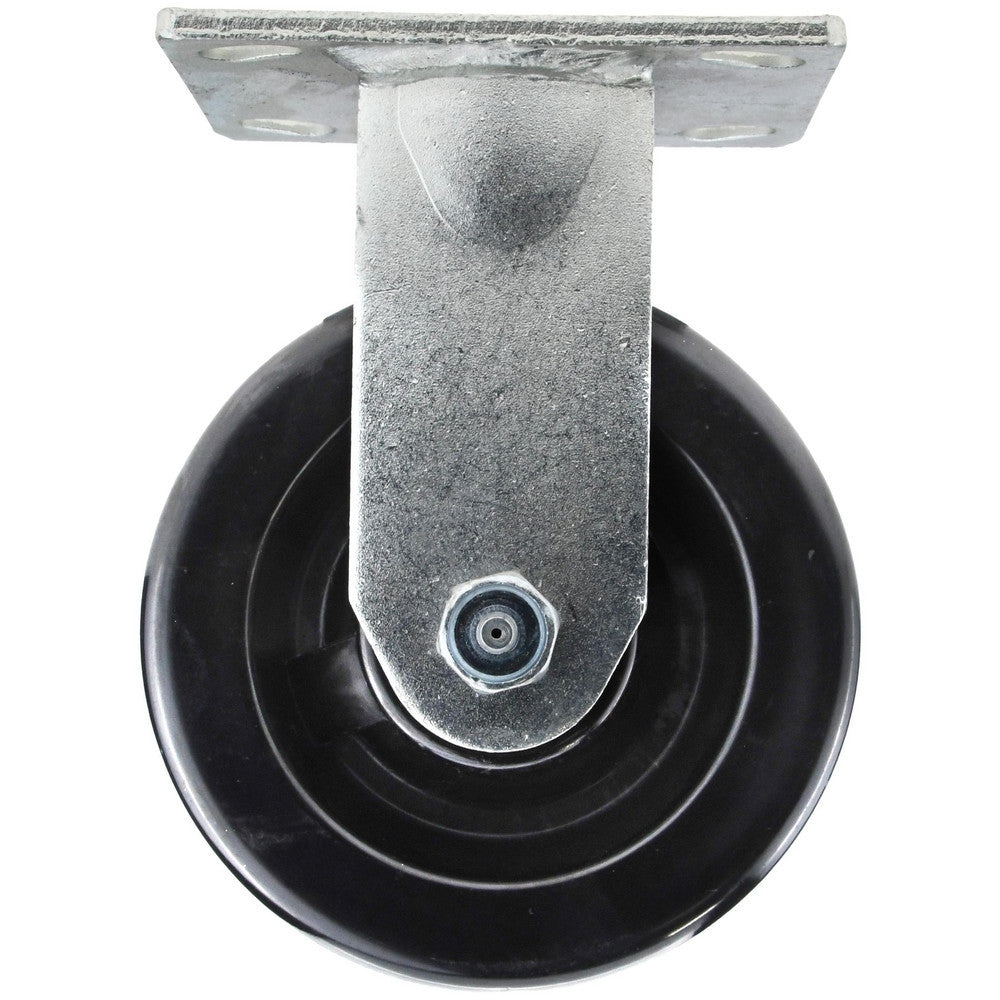 Value Collection GMC-SH-0055 Rigid Top Plate Caster Phenolic, 5" Wheel Dia, 2" Wheel Width, 1,000 lb Capacity, 6-1/2" OAH