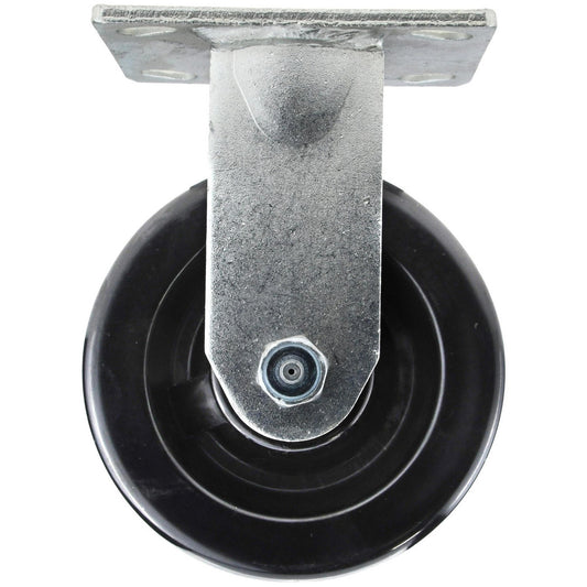 Value Collection GMC-SH-0055 Rigid Top Plate Caster Phenolic, 5" Wheel Dia, 2" Wheel Width, 1,000 lb Capacity, 6-1/2" OAH