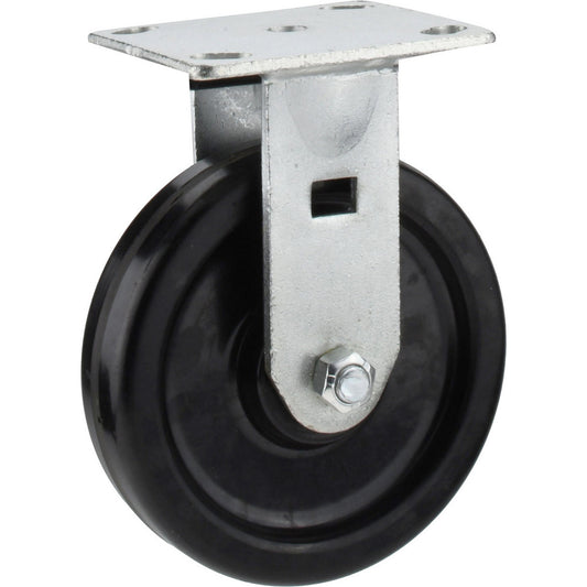 Value Collection GMC-SH-0066 Rigid Top Plate Caster Phenolic, 6" Wheel Dia, 1-1/2" Wheel Width, 1,000 lb Capacity, 7-1/2" OAH