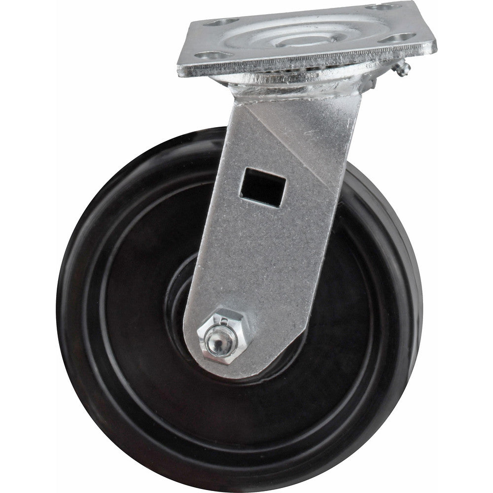 Value Collection GMC-SH-0064 Swivel Top Plate Caster Phenolic, 6" Wheel Dia, 1-1/2" Wheel Width, 1,000 lb Capacity, 7-1/2" OAH