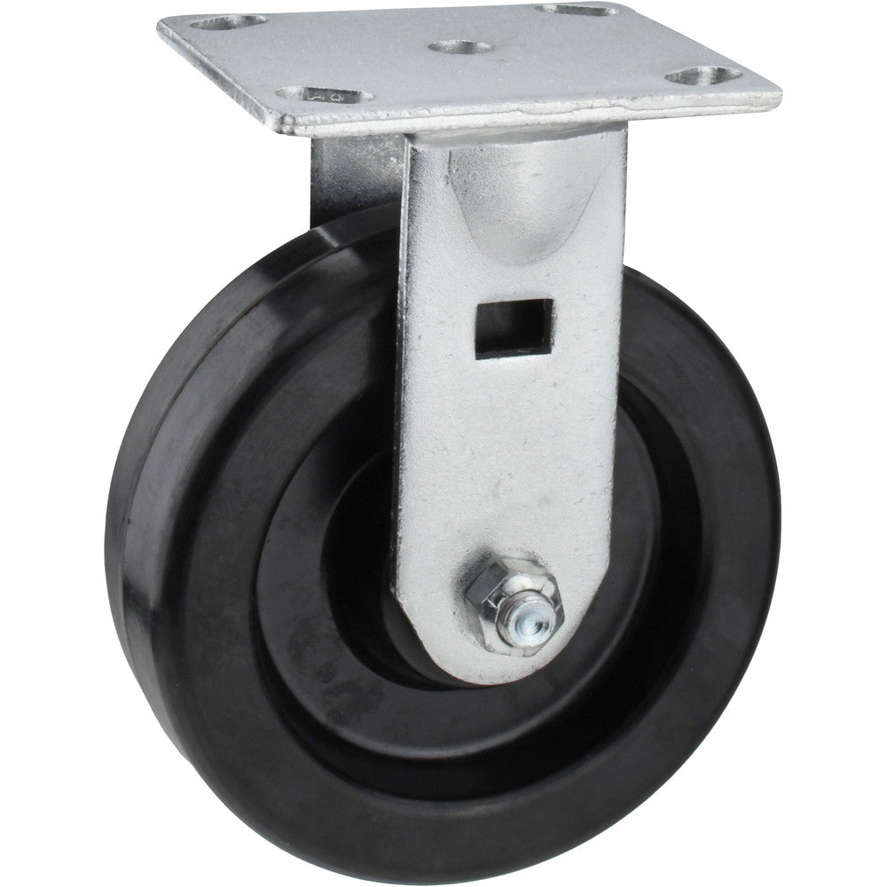 Value Collection GMC-SH-0058 Rigid Top Plate Caster Phenolic, 6" Wheel Dia, 2" Wheel Width, 1,200 lb Capacity, 7-1/2" OAH