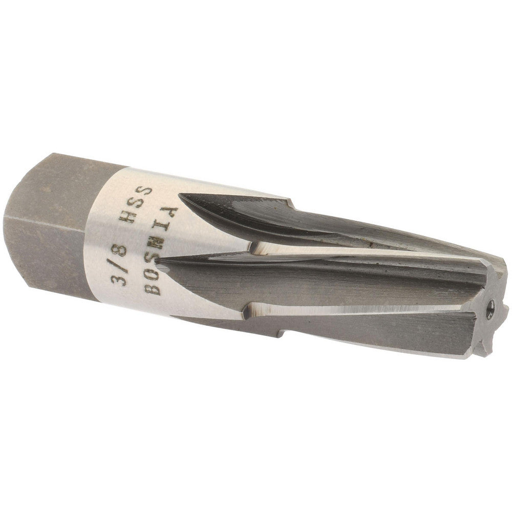 Value Collection SM32P0024 3/8" Pipe, 0.606" Diam, 0.54" Small End Diam, Straight Shank, 1-1/16" Flute, Taper Pipe Reamer