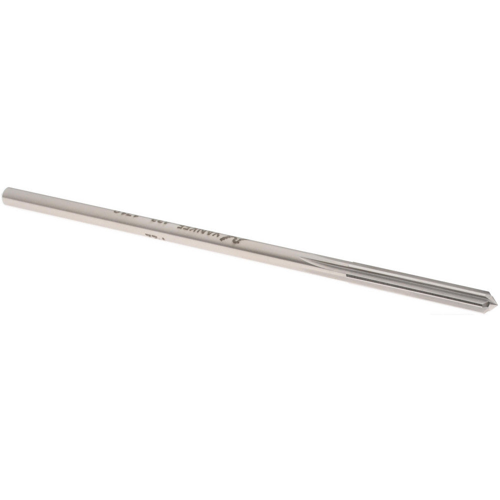 Yankee Corp. 433-0.1719 Chucking Reamer 11/64" Dia, 4-1/2" OAL, 1-1/8" Flute Length, Straight Flute, Straight-Cylindrical Shank, HSS