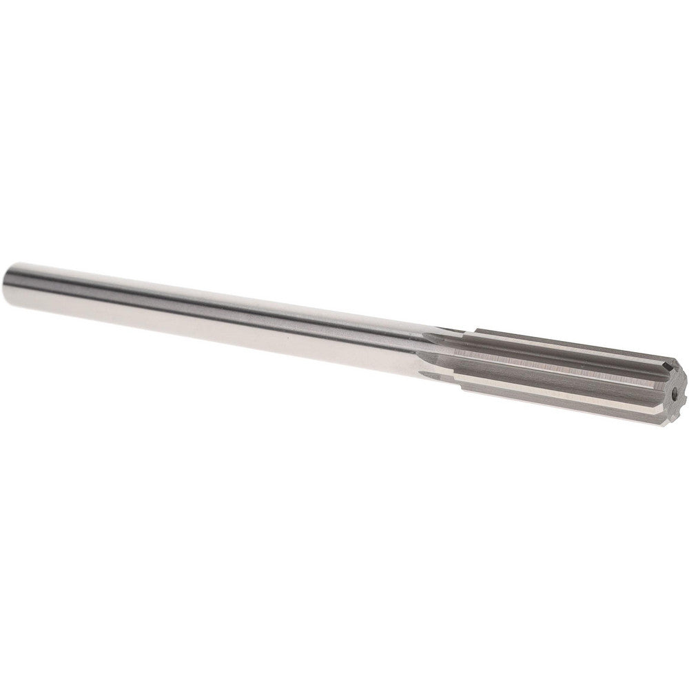 Yankee Corp. 433-0.6562 Chucking Reamer 21/32" Dia, 9" OAL, 2-1/4" Flute Length, Straight Flute, Straight-Cylindrical Shank, HSS