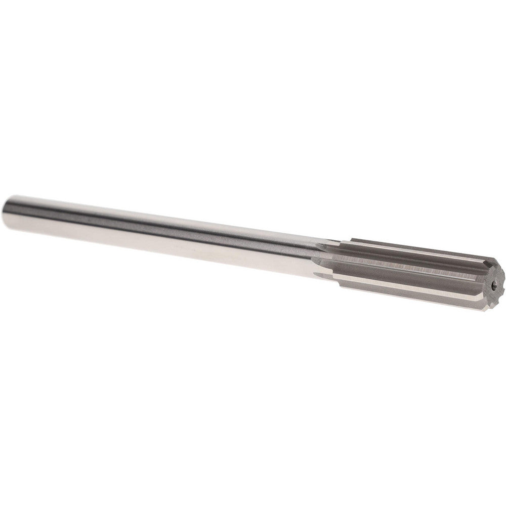 Yankee Corp. 433-0.6875 Chucking Reamer 11/16" Dia, 9" OAL, 2-1/4" Flute Length, Straight Flute, Straight-Cylindrical Shank, HSS