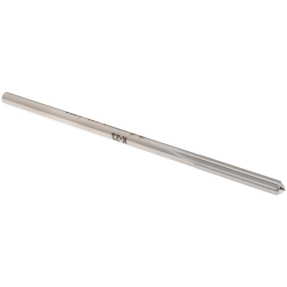 Yankee Corp. 433-0.1570 Chucking Reamer #22, 4" OAL, 1" Flute Length, Straight Flute, Straight-Cylindrical Shank, HSS