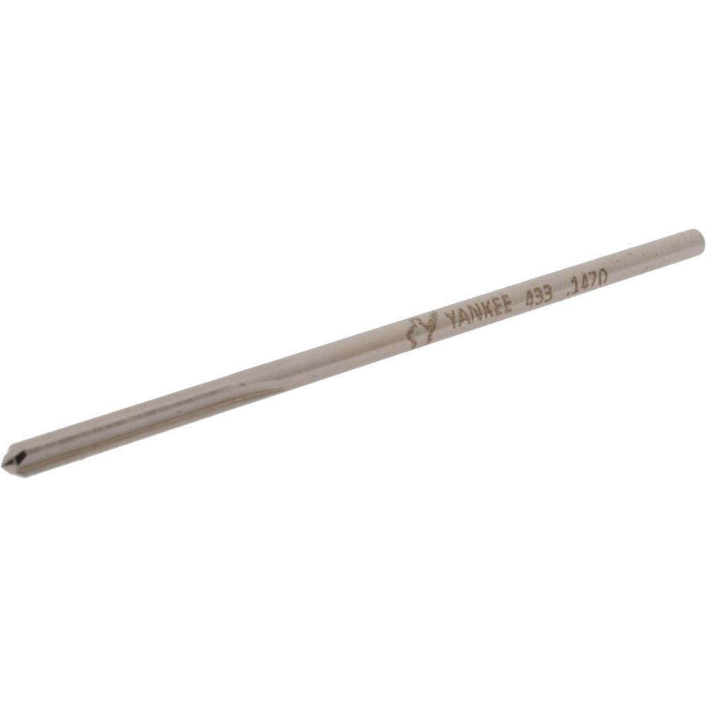 Yankee Corp. 433-0.1470 Chucking Reamer #26, 4" OAL, 1" Flute Length, Straight Flute, Straight-Cylindrical Shank, HSS