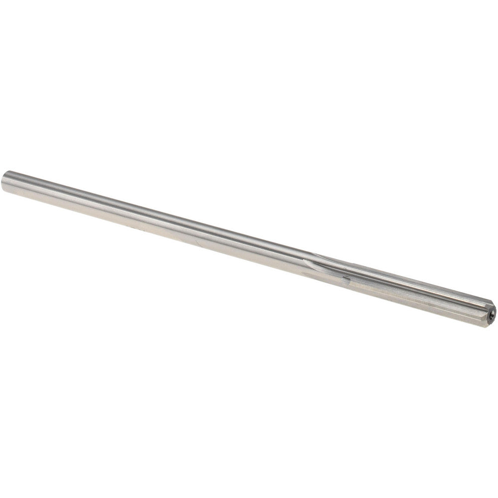 Yankee Corp. 433-0.2570 Chucking Reamer Letter F, 6" OAL, 1-1/2" Flute Length, Straight Flute, Straight-Cylindrical Shank, HSS