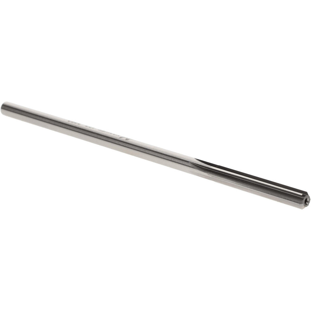Yankee Corp. 433-0.3020 Chucking Reamer Letter N, 6" OAL, 1-1/2" Flute Length, Straight Flute, Straight-Cylindrical Shank, HSS