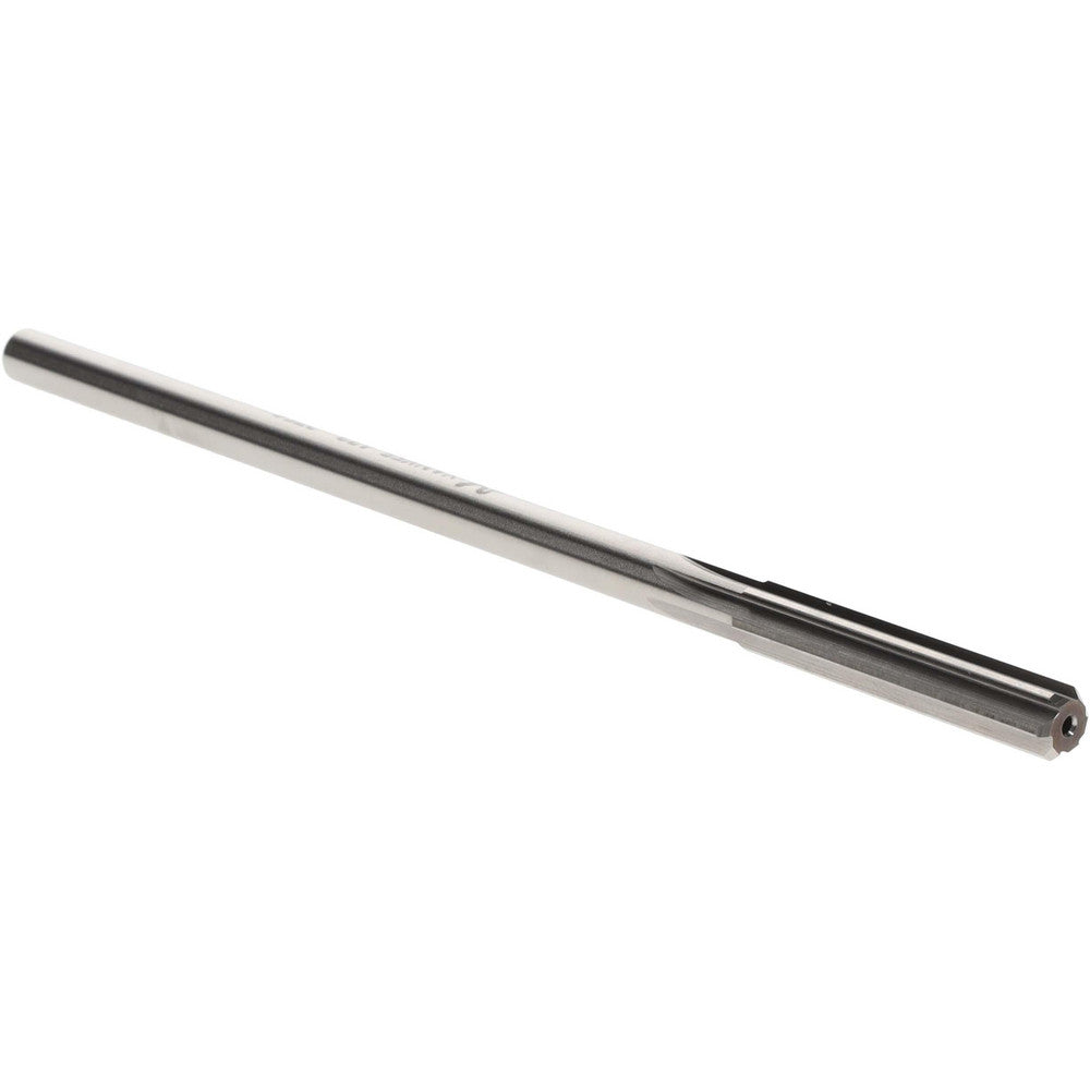 Yankee Corp. 433-0.2756 Chucking Reamer 7 mm Dia, 6" OAL, 1-1/2" Flute Length, Straight Flute, Straight-Cylindrical Shank, HSS