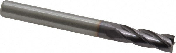 M.A. Ford 11125000A Square End Mill 1/4" Dia, 3/4" LOC, 4 Flute, Solid Carbide