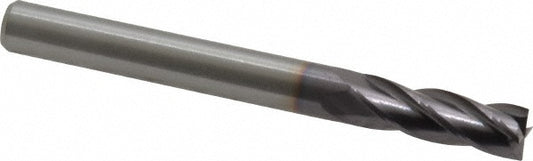 M.A. Ford 11125000A Square End Mill 1/4" Dia, 3/4" LOC, 4 Flute, Solid Carbide