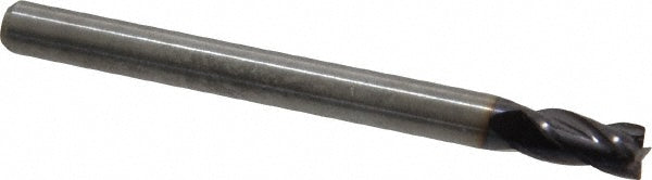 M.A. Ford 16312500A Square End Mill 1/8" Dia, 1/4" LOC, 4 Flute, Solid Carbide