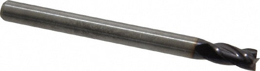 M.A. Ford 16312500A Square End Mill 1/8" Dia, 1/4" LOC, 4 Flute, Solid Carbide