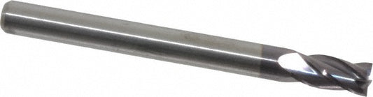 M.A. Ford 16318750A Square End Mill 3/16" Dia, 3/8" LOC, 4 Flute, Solid Carbide