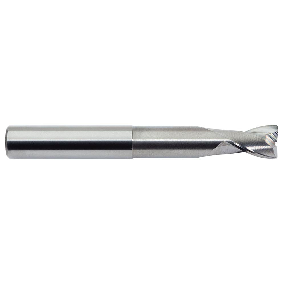 M.A. Ford 13537500N Corner Radius End Mill 3/8" Dia, 1/2" LOC, 0.015" Radius, 2 Flutes, Solid Carbide