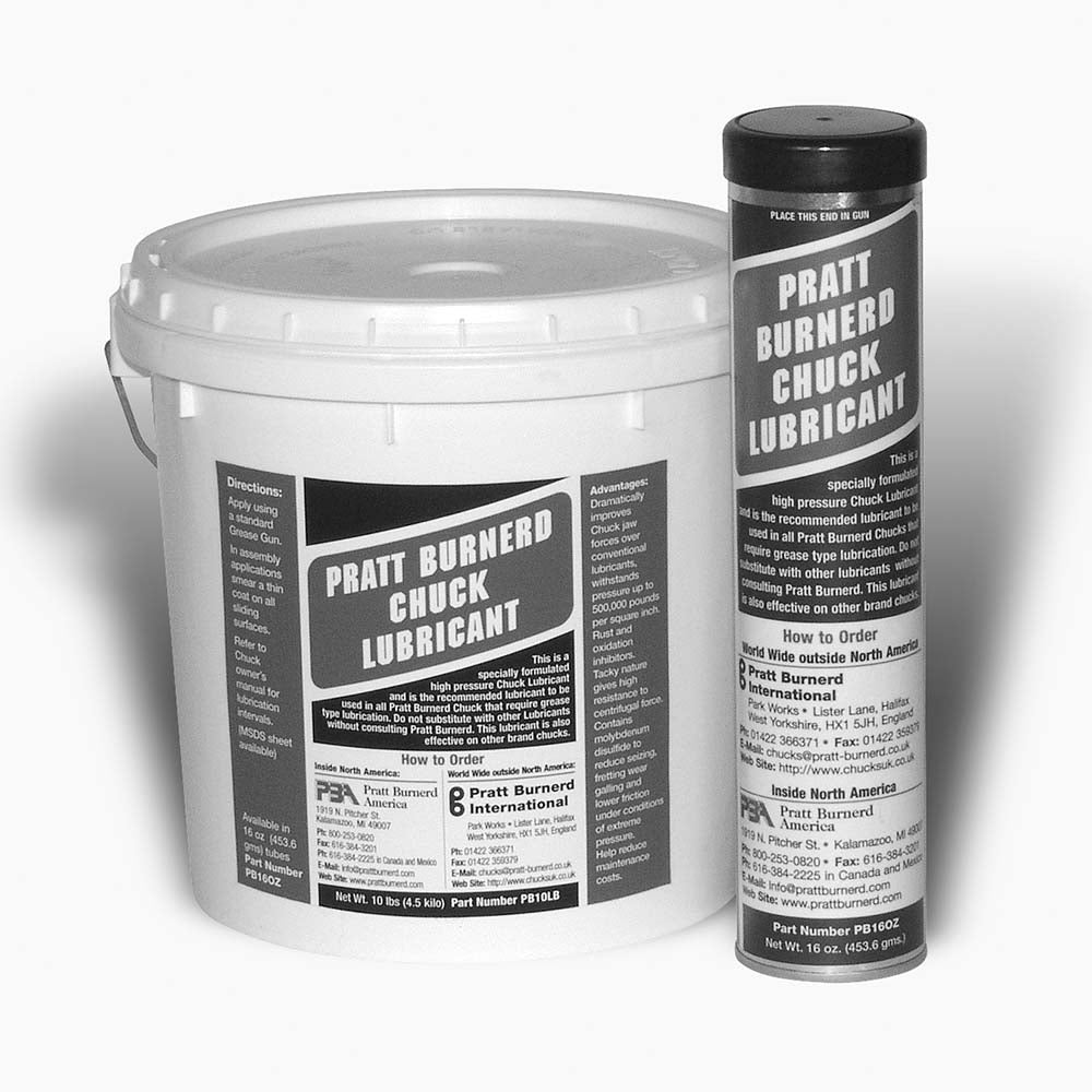 Pratt Burnerd America PB160Z Extreme Pressure Grease 16 oz Tube, Molybdenum Disulfide