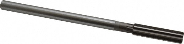 Value Collection 144429601732000 Chucking Reamer 17/32" Dia, 8" OAL, 2" Flute Length, Straight Flute, Straight-Cylindrical Shank, HSS