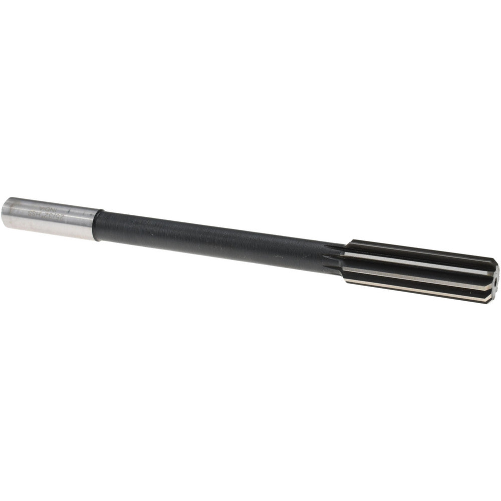 Value Collection 144429602532000 Chucking Reamer 25/32" Dia, 9-1/2" OAL, 2-1/2" Flute Length, Straight Flute, Straight-Cylindrical Shank, HSS