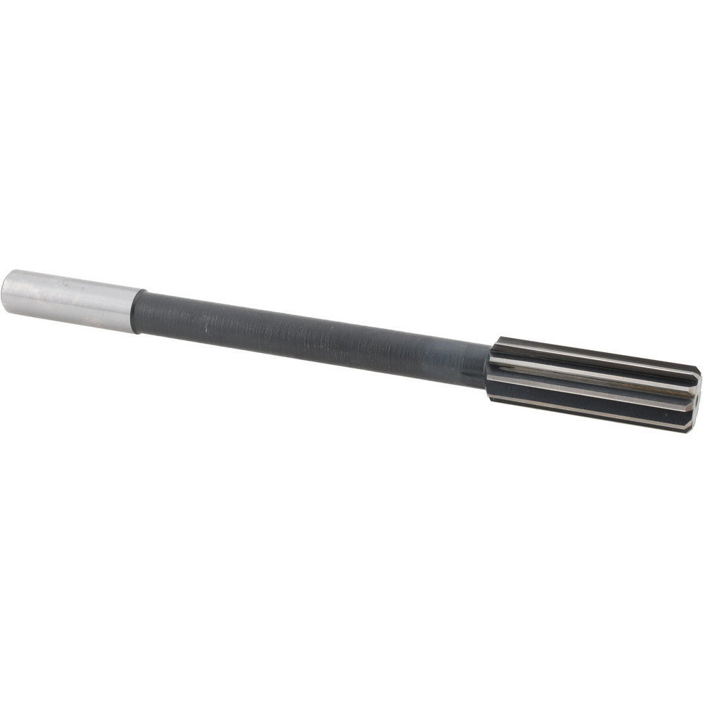 Value Collection 144429605364000 Chucking Reamer 53/64" Dia, 9-1/2" OAL, 2-1/2" Flute Length, Straight Flute, Straight-Cylindrical Shank, HSS