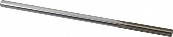 Value Collection 144429600800000 Chucking Reamer Letter H, 6" OAL, 1-1/2" Flute Length, Straight Flute, Straight-Cylindrical Shank, HSS