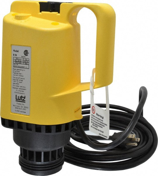 Lutz Pumps 0030-002 0.85 HP, Open Drip Proof Drum Pump Motor