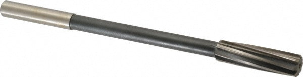 Value Collection 14442960091600S Chucking Reamer 9/16" Dia, 8" OAL, 2" Flute Length, Spiral Flute, Straight-Cylindrical Shank, HSS