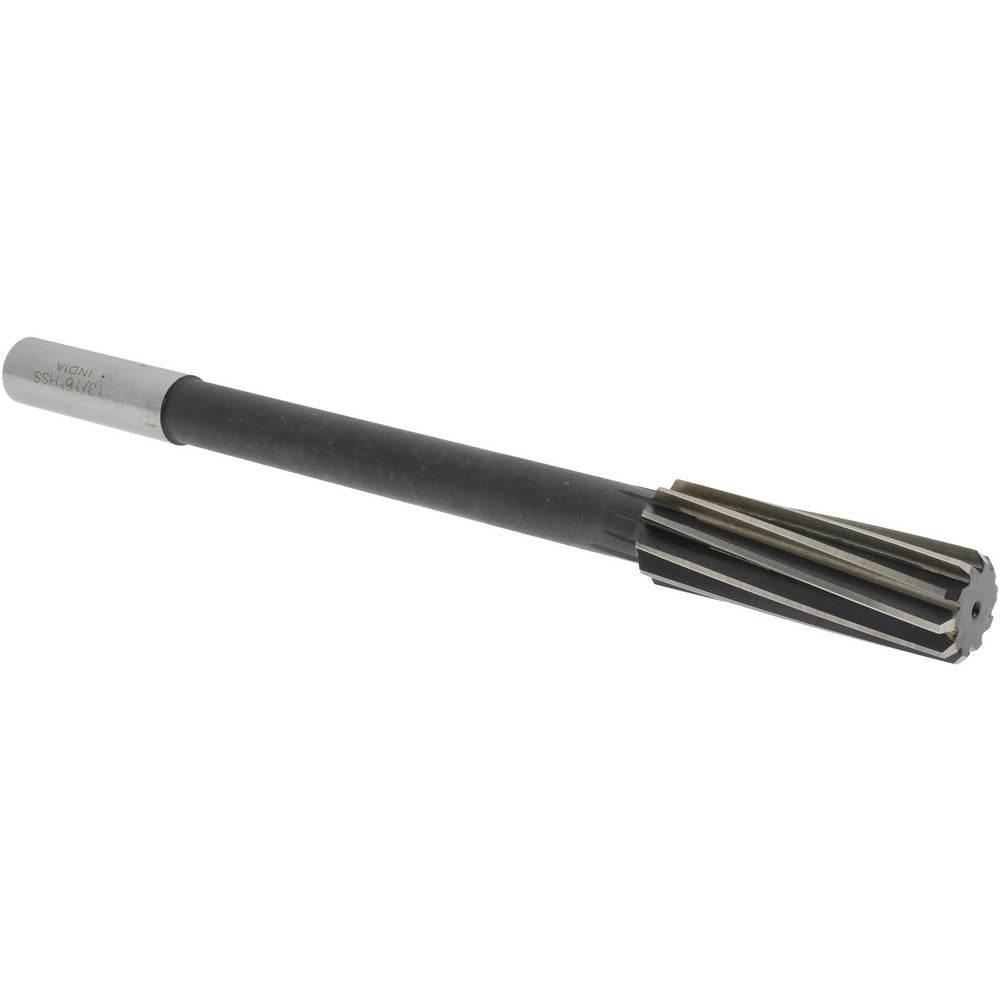 Value Collection 14442960131600S Chucking Reamer 13/16" Dia, 9-1/2" OAL, 2-1/2" Flute Length, Spiral Flute, Straight-Cylindrical Shank, HSS