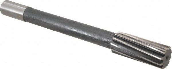 Value Collection 14442961014000S Chucking Reamer 1-1/4" Dia, 11-1/2" OAL, 3" Flute Length, Spiral Flute, Straight-Cylindrical Shank, HSS