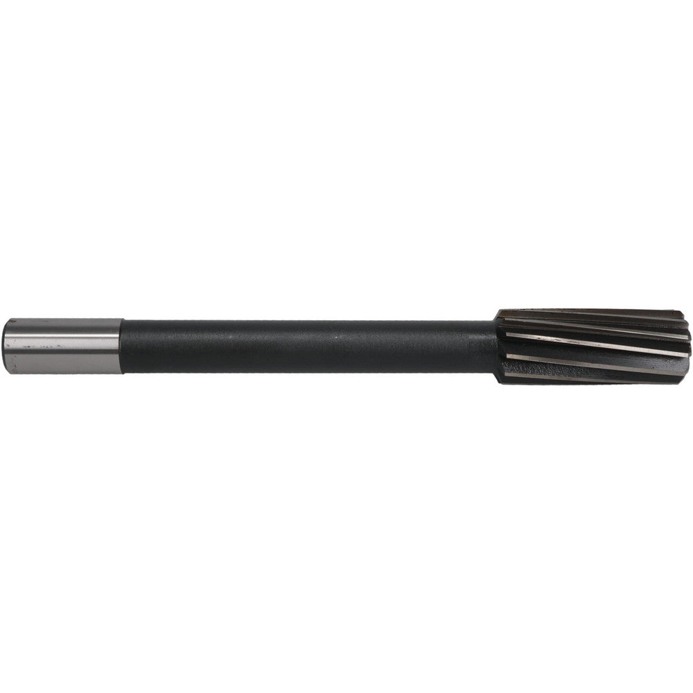 Value Collection 14442961038000S Chucking Reamer 1-3/8" Dia, 12" OAL, 3-1/4" Flute Length, Spiral Flute, Straight-Cylindrical Shank, HSS