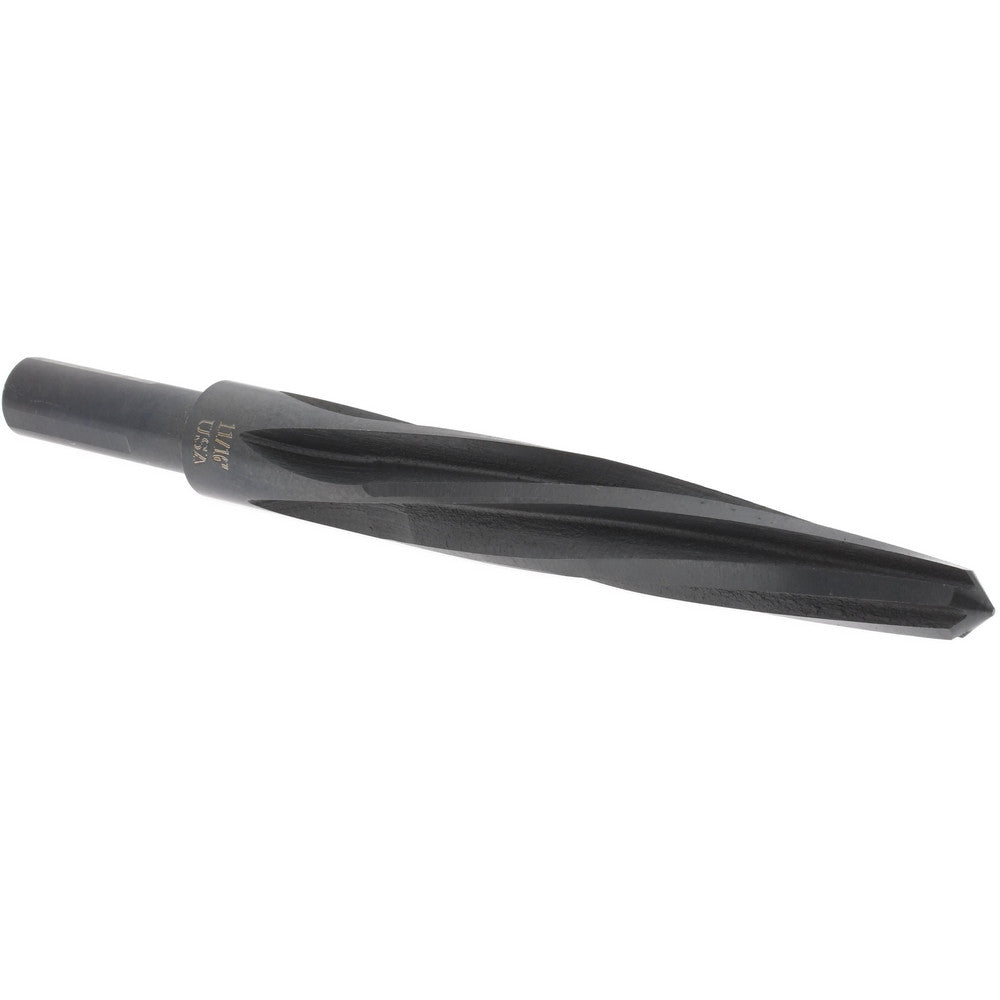 MAGNUM CARBIDE, LLC 427A144 Bridge Reamer 11/16" Dia, 1/2" Shank Dia, 4-1/4" Flute Length, High Speed Steel