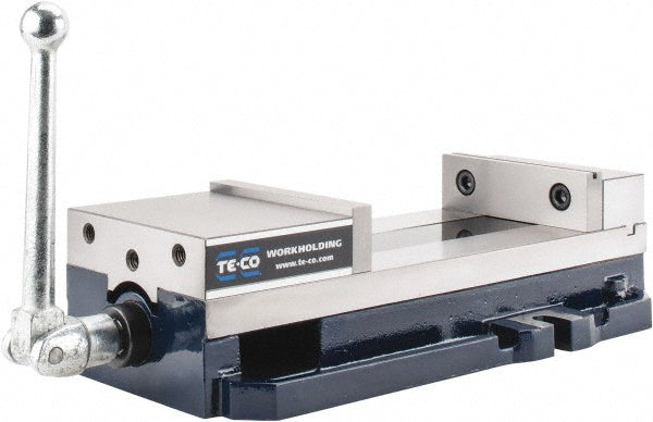Te-Co Inc PWS-6900 Machine Vise Single-Station, 5.94" Jaw Width, 9" Jaw Opening, Stationary Base