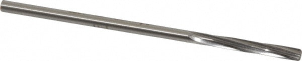 Yankee Corp. 435-0.1875 Chucking Reamer 3/16" Dia, 4-1/2" OAL, 1-1/8" Flute Length, Spiral Flute, Straight-Cylindrical Shank, HSS