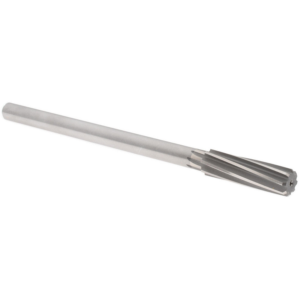 Yankee Corp. 435-0.5625 Chucking Reamer 9/16" Dia, 8" OAL, 2" Flute Length, Spiral Flute, Straight-Cylindrical Shank, HSS