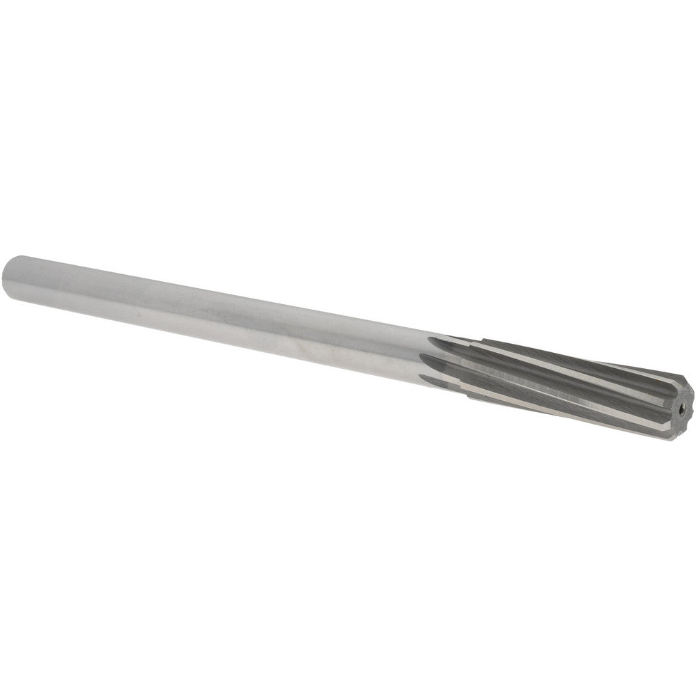 Yankee Corp. 435-0.6250 Chucking Reamer 5/8" Dia, 9" OAL, 2-1/4" Flute Length, Spiral Flute, Straight-Cylindrical Shank, HSS