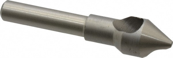 M.A. Ford 67043701 Countersink 7/16" Head Dia, 60.00 deg Included Angle, 0 Flute, High-Speed Steel, Right Hand Cut