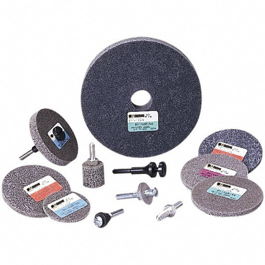 Standard Abrasives 7010366968 Deburring Wheel 12" Dia, 1" Face Width, 3/4" Hole, Silicon Carbide