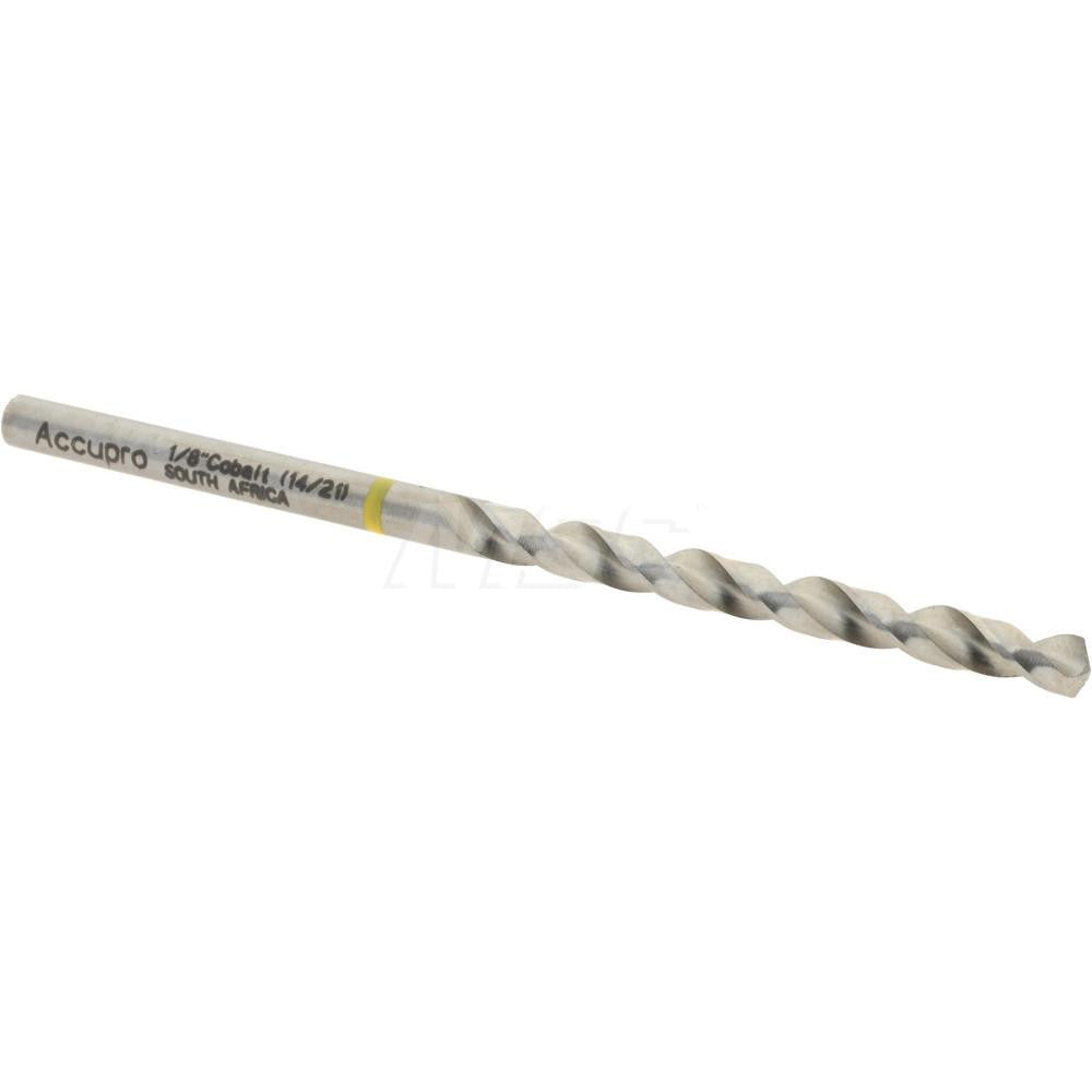 Accupro 1AQ0318-AC Jobber Length Drill Bit 1/8" Dia, 130 &deg, Vanadium High Speed Steel
